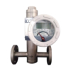 Metal tube rotameter horizontal mounting Flange connection with LCD indicator