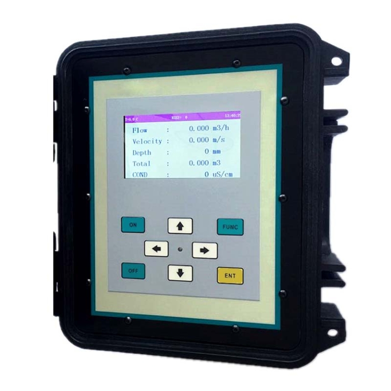 Portable Doppler Open Channel Flow Meter water flow meter，thermal