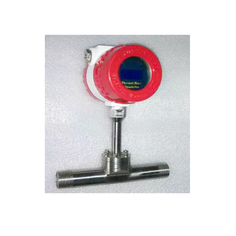 Pipeline type HGRS Thermal Mass Flow meter thread connection
