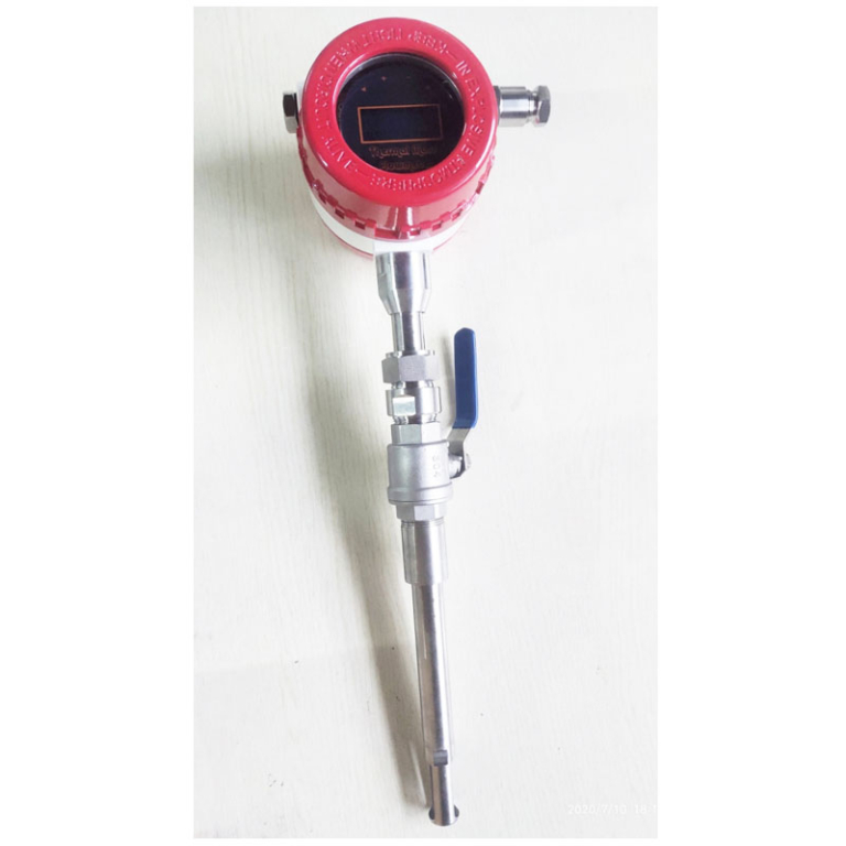 HGRS Thermal Mass Flow Meter insertion type with ball valve and Ex-protection