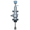 HLUC Insertion Vortex Flow Meter with ball valve back view