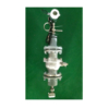 HLUC Insertion Vortex Flow Meter with ball valve front view