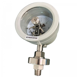 explosion proof electrical contact pressure gauge's front view